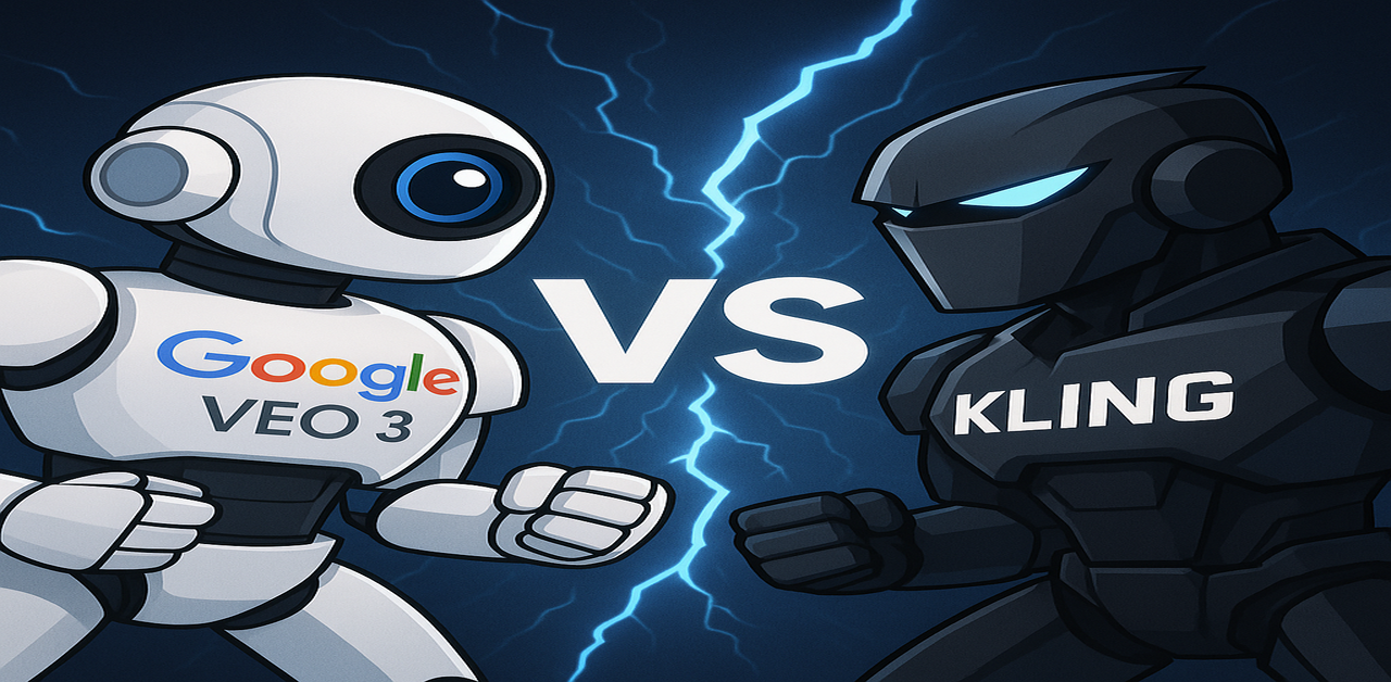 Leia mais sobre o artigo Kling 2.1 vs. Google Veo 3: Qual IA Gera os Melhores Vídeos?